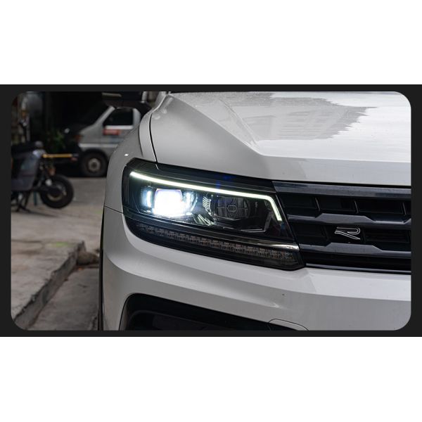 Demillon Turn Signal for Volkswagen Tiguan L Headlight2017-2020 Modified High-End Led Headlights Daytime Running Lights