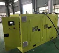 Groupe électrogène silencieux refroidi à l'eau de PCCE de gaz naturel de 100kw Cummins 24 heures de fonctionnement continu