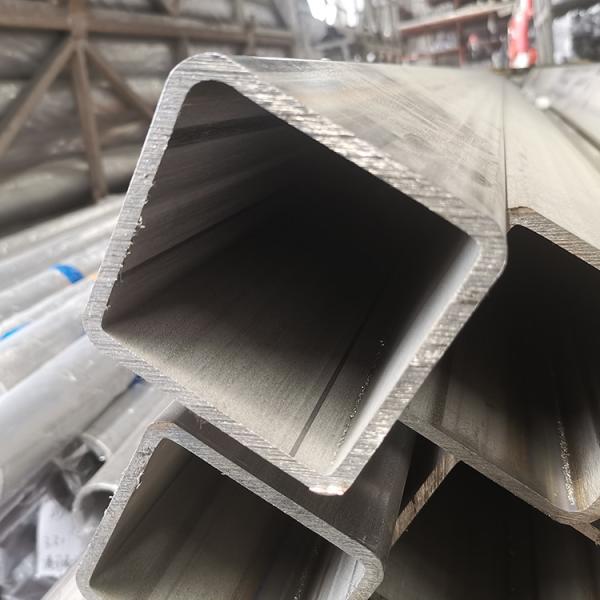 201 304 316 Grade Inox Welded Tube 100mmx100mm Large Size Stainless Steel Square Pipe 1.5mm-5.0mm Thickness