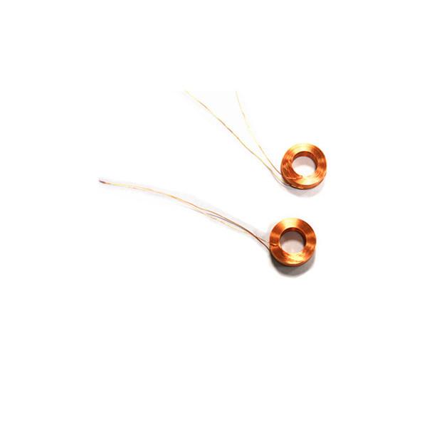 Round Flat Air Core Inductor Coil 220 Degree , Mini Copper Coil For Toy