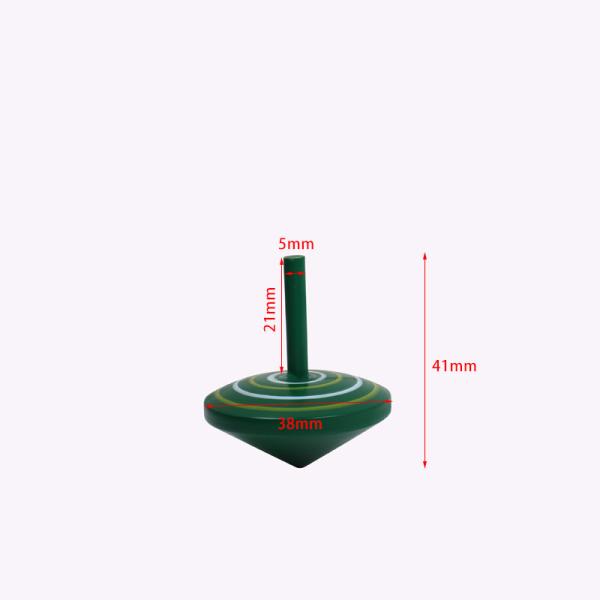 Natural Beech Wood Spinning Top Toy for Children