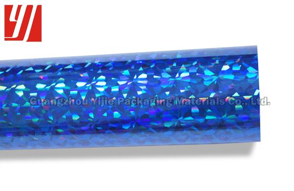 Rolo de vidro azul holográfico da folha do laser do comprimento 120m do GV