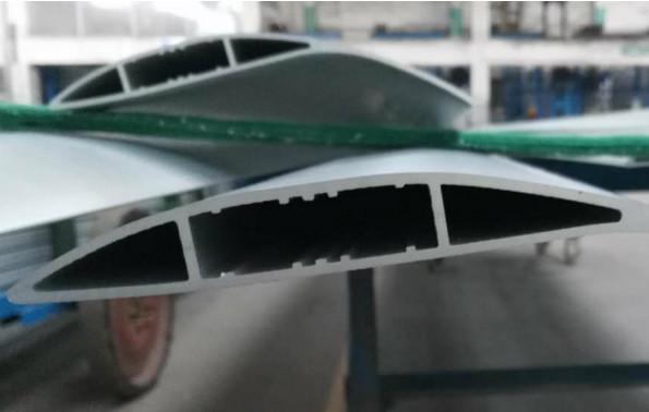 Exterior Aluminum Blinds / Industrial Fan Blade Extrusion Profiles ISO Certificate