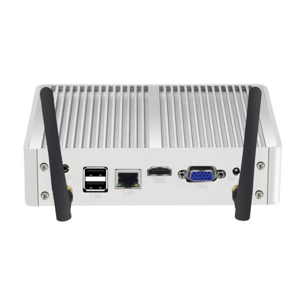 Intel Core Fanless Mini PC With DDR3 RAM Up To 8GB And 8 USB Interfaces For Home