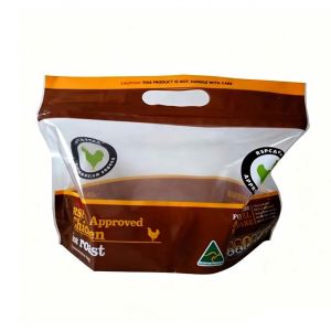 Leakproof Hot Chicken Bag Heat Sealable Resealable Roasted Chicken Bag