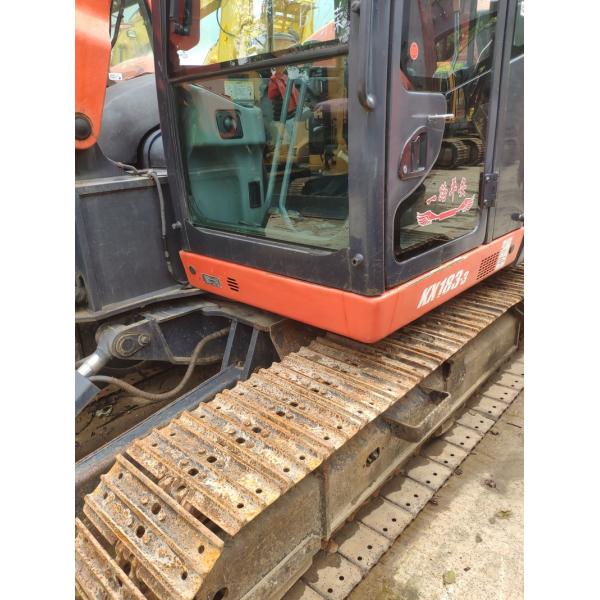 Used Kubota 8ton Excavator 47.8KW Engine Red 0.31m Bucket Showroom Locations Worldwide
