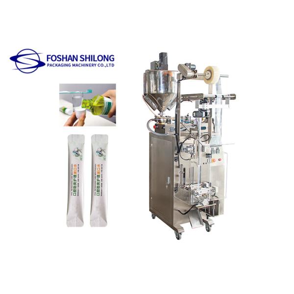 0.6Mpa 15Ppm Automatic Liquid Packing Machine For Chilli Sauce Pasty