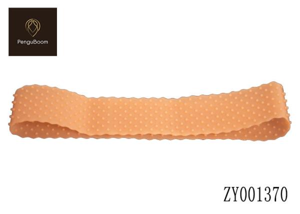 Skin Friendly 24cm*4cm Silicone Headband Translucent Color Anti Slip