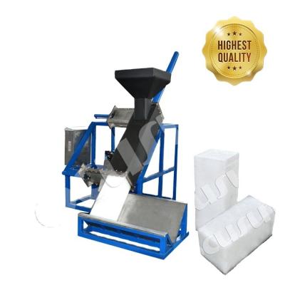 Compactor industrial de gelo de flocos 220-440v para barras de gelo enormes 25 kg em África Pescas