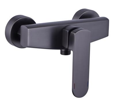Mixer de chuveiro de parede de latão contemporâneo para casa de banho T9364A