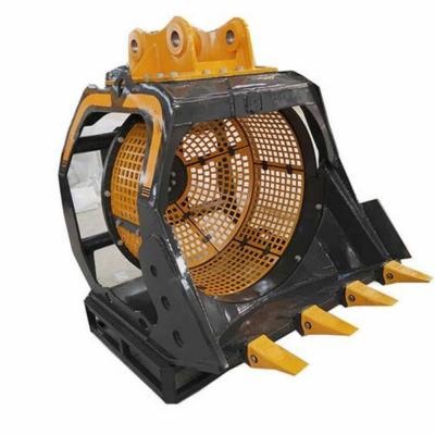 Rotating Screening Bucket Rotating Screening Bucket Excavator Rotating Screening Bucke Crusher Bucket Suitable 23 Tonne