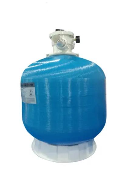 Top Mount Quartz Sand Filter Fiberglass Filteration 2.5 Bar Work Pressure