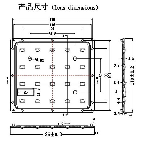 ПК Xpe привел модули, привел доску SMD Pcb для освещения дороги
