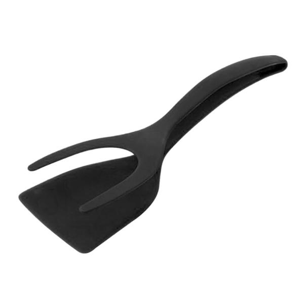Fruit Vegetable Tools Type 2 In 1 Spatula Tong PPA Material Grip and Flip Egg Clip