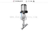 SS316L Valve de siège à angle de réglage proportionnel avec joint en PTFE