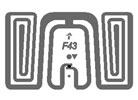 Aluminium ID Card Wet Inlay For Loyalty Program Security Access Control