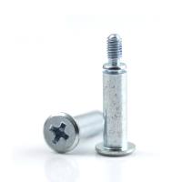 22 mm de zinco revestido de cabeça plana Phillips parafusos de ombro com alta resistência