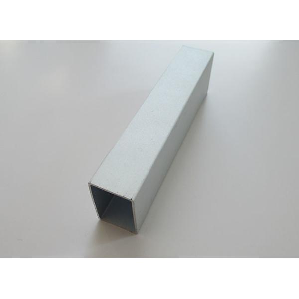 Premium Aluminum Square Tubing Profiles , Aluminium Frame Profile Silver Anodizing