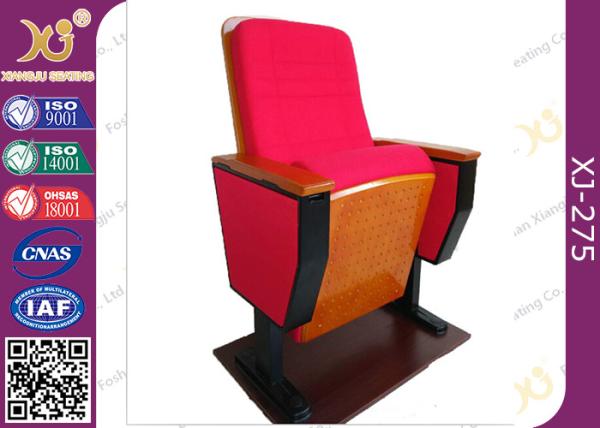 Fabric Cover Sound Absorbing Conference Room Chairs hall chairs with Writing Pad