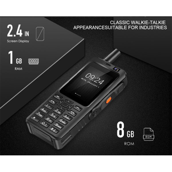 UNIWA F40 2.4 Inch Waterproof Mobile Phone with Walkie Talkie Function Two Way Radio