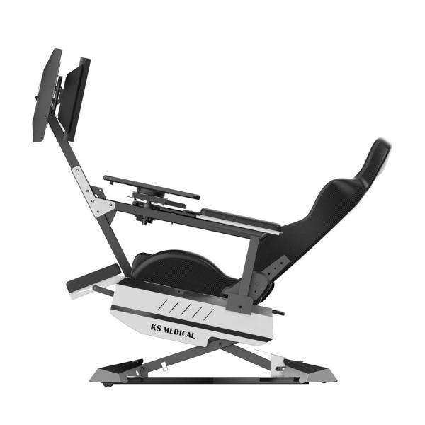 Metal Cockpit Workstation Recliner Gaming Computer Chair with Zero Gravity Design