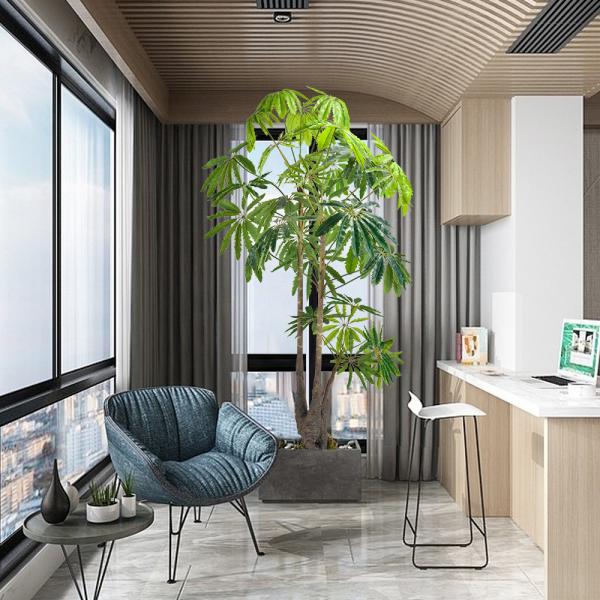 130cm Artificial Potted Plants Flowers Silk For Patio Low Maintanence