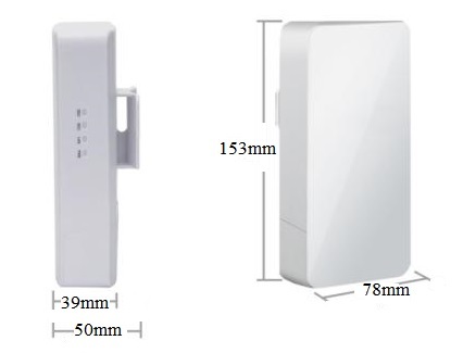 2.4GHz 300Mbps Outdoor Wireless Bridge with 8dBi Antenna for Long-Range Point-to-Point Connectivity