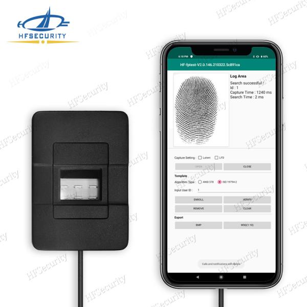 HFSecurity OS1000 USB Biometric Capacitive Fingerprint Scanner