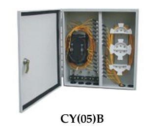 White color Indoor Fiber Optic Terminal Box Wall Mounting 72 Cores With SC / FC / LC / ST Port
