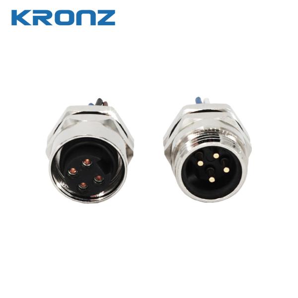 Connecteur 7/8 avec sortie de câble droit IP67 Connecteurs circulaires industriels
