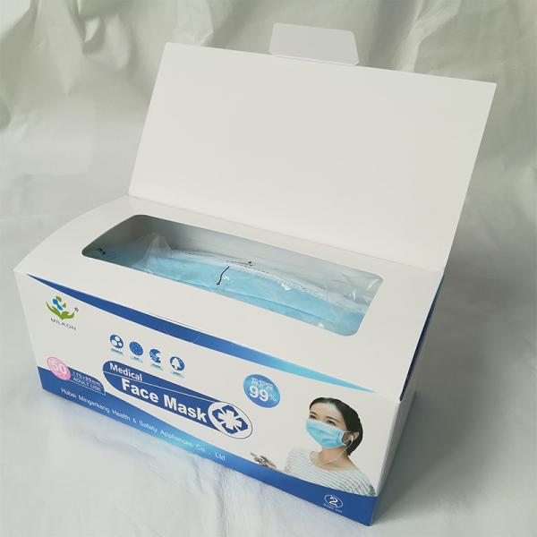 Child / Adult Sterile 3 Ply Disposable Face Mask With Low Breathing Resistance