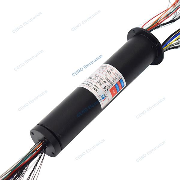 High Definition HD-SDI Signal Slip Ring with 73 circuits Electric Power