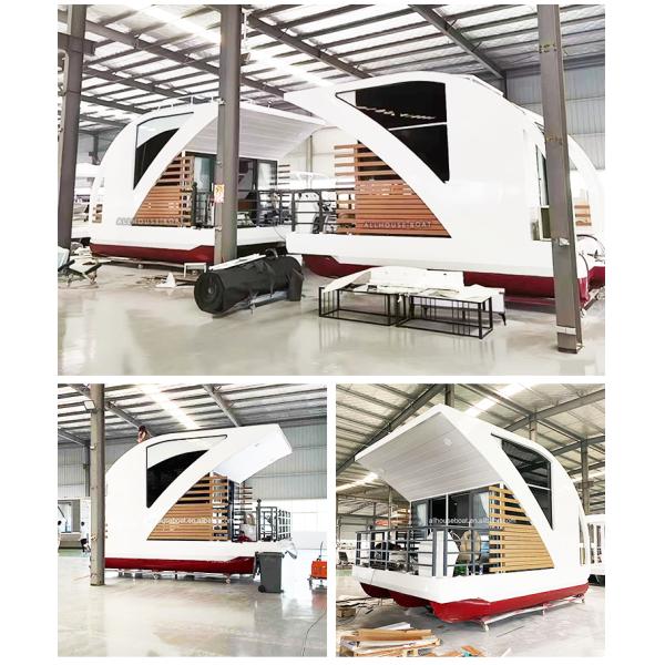 6 Person Water Houseboat With Bedroom Pontoon Style Floating Home