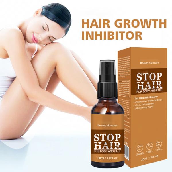 30ML OEM/ODM Painless Hair Removal Spray For Beard Bikini Legs Armpit