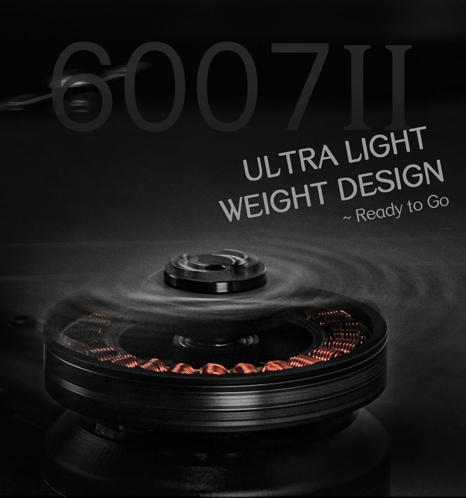 T-MOTOR MN6007 II KV160 320 Brushless Motor Thrust 5.5kg Long Flight Time Super Light Efficient Drone