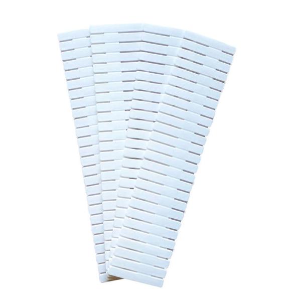 40pcs DIY Clothes Storage Organizer Separator Adjustable Drawer Dividers for Socks/ Underwear/ Makeup/ Kitchen/ Dresser