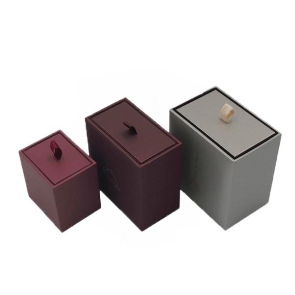 Gift Jewelry Box Packaging With Drawers Logo High End Sliding Square Shape