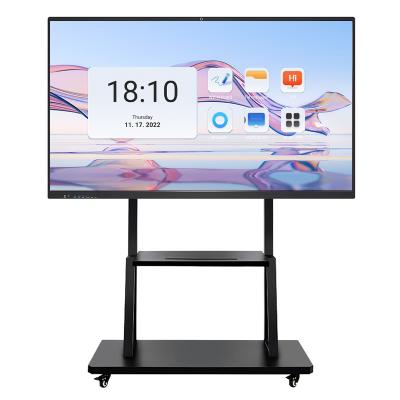 Qtenboard 657586 Interactive Digital Whiteboard for Classroom 4K UHD Smart Touch Screen for Presenting