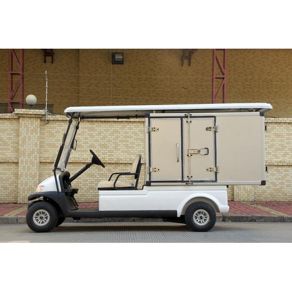 2 Seater Electric Cargo Vehicle With Closed Box & Rain Cover