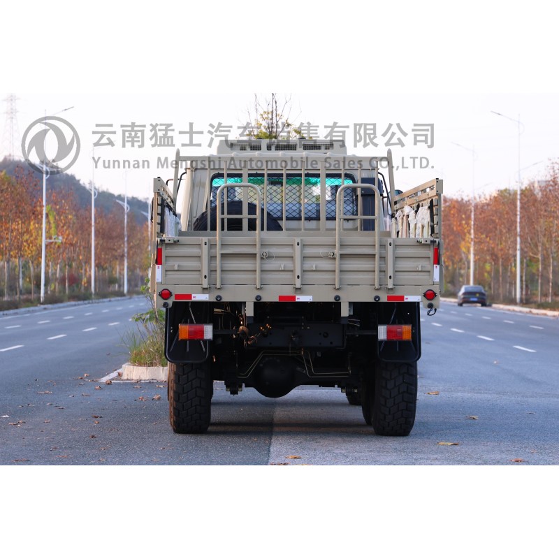 Dongfeng 153 Double Cab High-End Off-Road Cargo Truck _ EQ2102N All-Wheel Drive Off-Road Multi-Purpose Truck _ 3.5-Ton 6x6 Flat-Head Double Cab Diesel Transport Vehicle