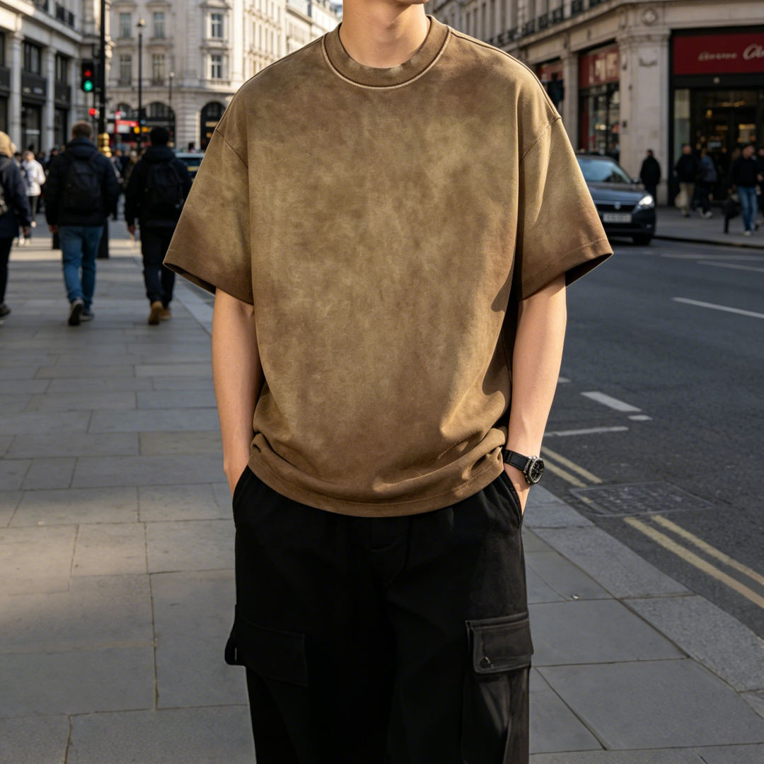 Unisex Custom Heavyweight T Shirt Loose Fit Oversized Streetwear Tee Versatile