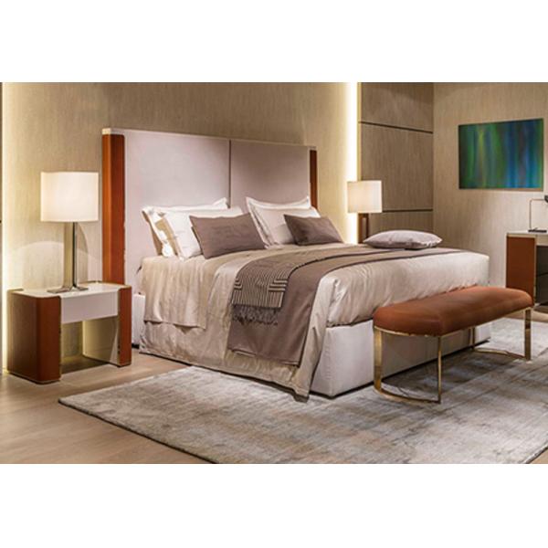 Big Headboard Upholstered Modern Bedroom Furniture Sets Home King Size