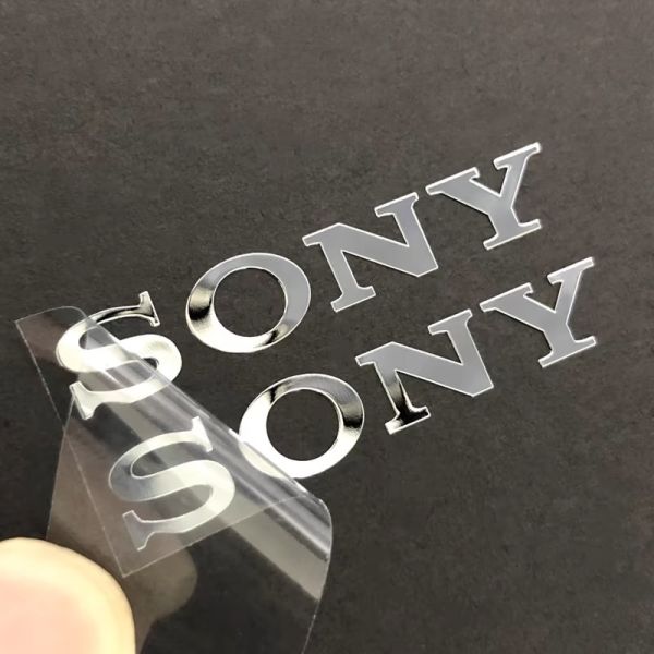 Custom Nickel Metal Transfer Stickers with Ultra-Thin 0.05mm Design Strong 3M Adhesive and Durable 5+ Years Finish
