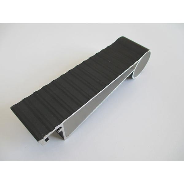 Powder Coating Black Aluminium Profile , Aluminium Structural Profiles Length ＜7m