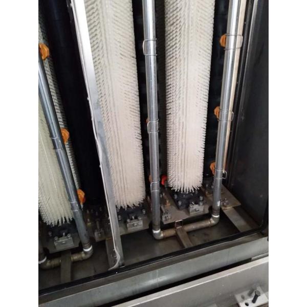 Vertical 0.8mm Glass Washing And Drying Machine Frequency Control