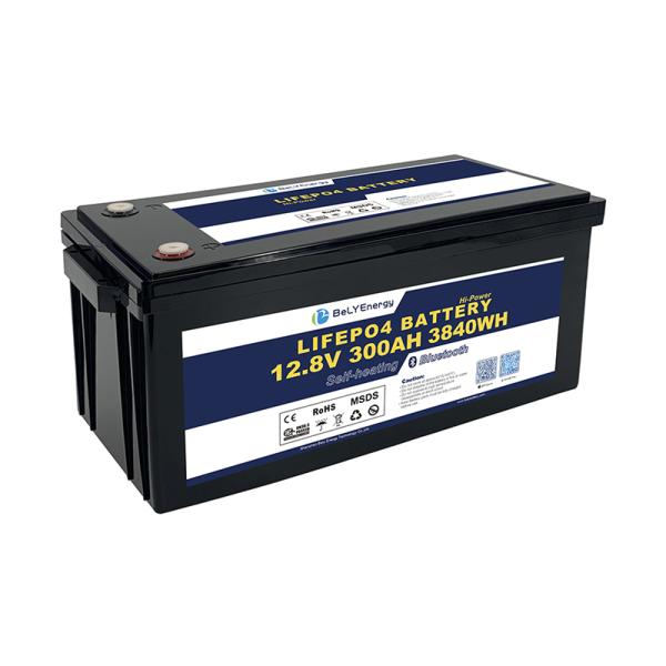 Deey Cycle Low Temperature Li Ion Lithium Battery LFP-12V300AHBLH-2 With 200A Discharging Current