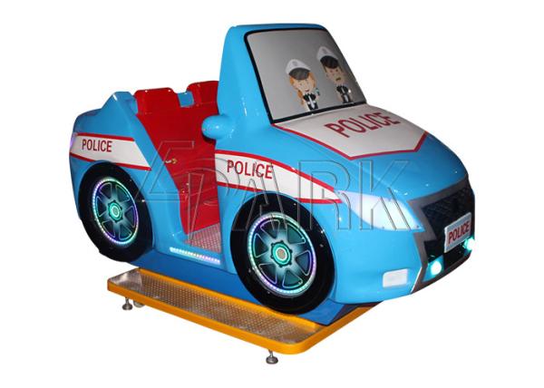 Fiberglass And Plastic World Police Car Kiddy Ride Machine L192*W106*H135CM