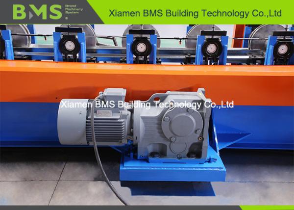 Servo Motor Drive Metal Stud And Track Roll Forming Machine To Storage Shelf Rack Column