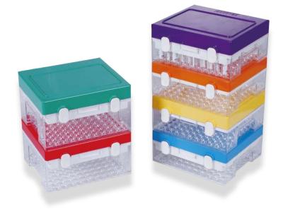 Caixa de armazenamento criogênico de vidro 13×75mm do tubo do sangue