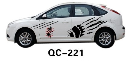 Decorative Designer Custom Car Body Sticker QC-221K